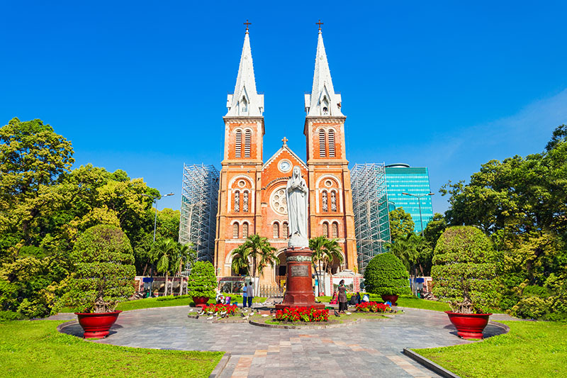 Saigon Notre Dame Cathedral - Best places to visit in Vietnam